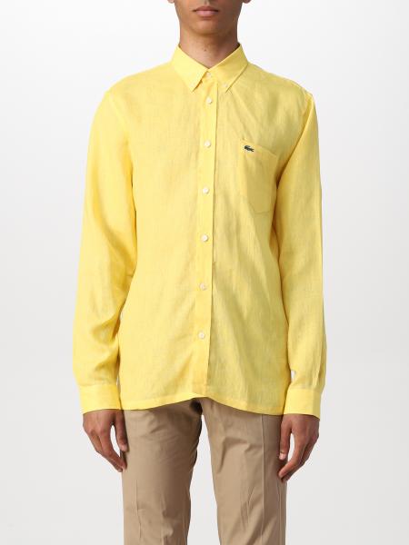 라코스테(LACOSTE): 셔츠 남성 - 옐로우 | GIGLIO.COM에서 라코스테 셔츠 CH4990 상품들을 온라인으로 만나보세요