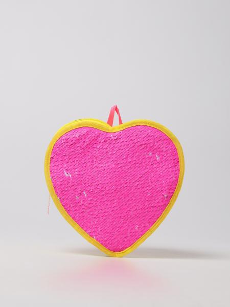 Heart Billieblush backpack in synthetic leather with sequins