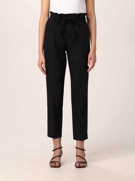 Red Valentino: Red Valentino high-waisted cropped trousers