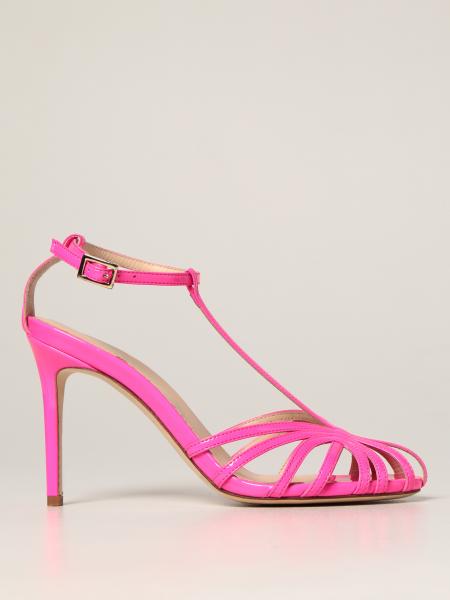 Semicouture sandal in patent leather