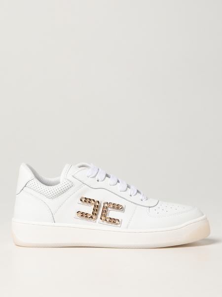 Elisabetta Franchi sneakers in leather with logo