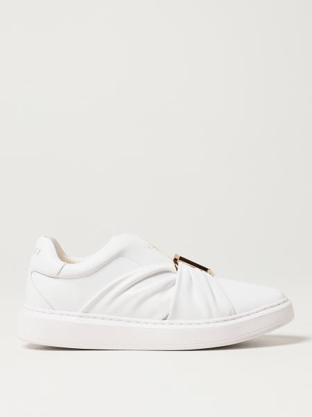 Twinset sneakers in leather with Oval T