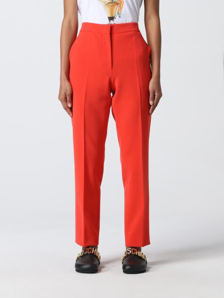 Moschino Couture Outlet: women pants - Red | Moschino Couture pants ...