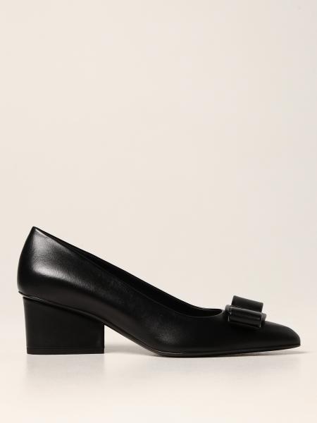 Salvatore Ferragamo shoes for women: Salvatore Ferragamo leather pumps