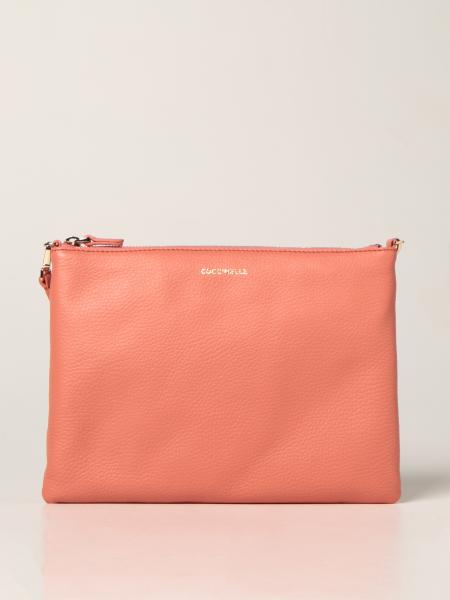 Coccinelle: Coccinelle clutch bag in grained leather