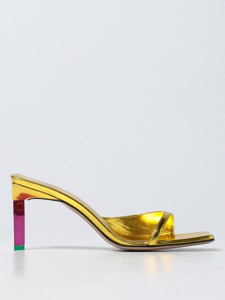 The Attico: Mule Kitten DropàDrop Go Live The Attic in leather