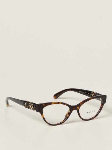Versace tortoiseshell acetate eyeglass frames