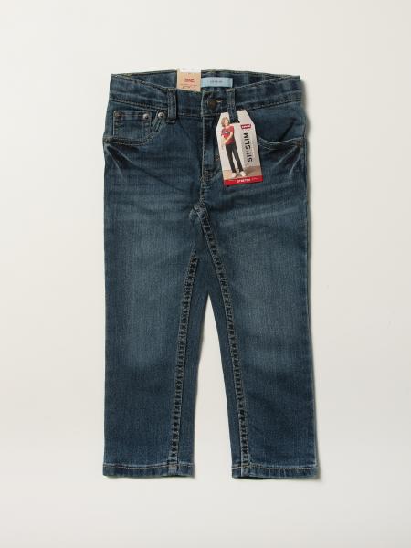 Abbigliamento bambino Levi's: Jeans a 5 tasche Levi's in denim washed