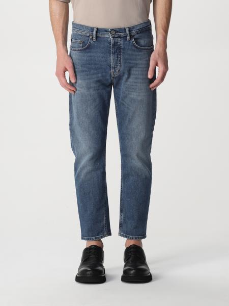 Acne Studios cropped jeans in washed denim