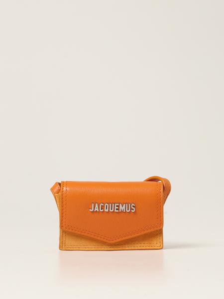JACQUEMUS: Le Porte Azur leather bag - Green  Jacquemus shoulder bag  216SL0043037 online at
