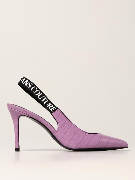 Versace Jeans Couture slingbacks in patent leather