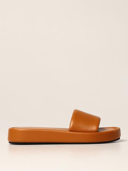 Liviana Conti slide sandal in leather
