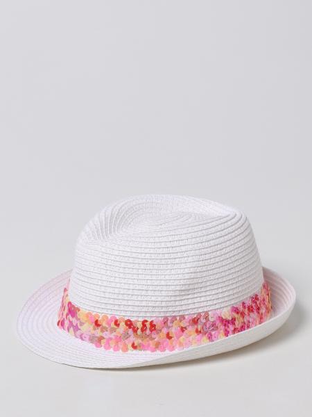Billieblush: Billieblush straw hat with sequins