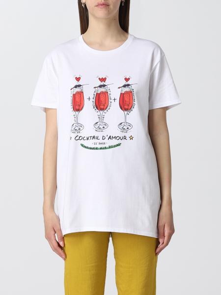 Alessandro Enriquez donna: T-shirt Alessandro Enriquez in cotone con stampa