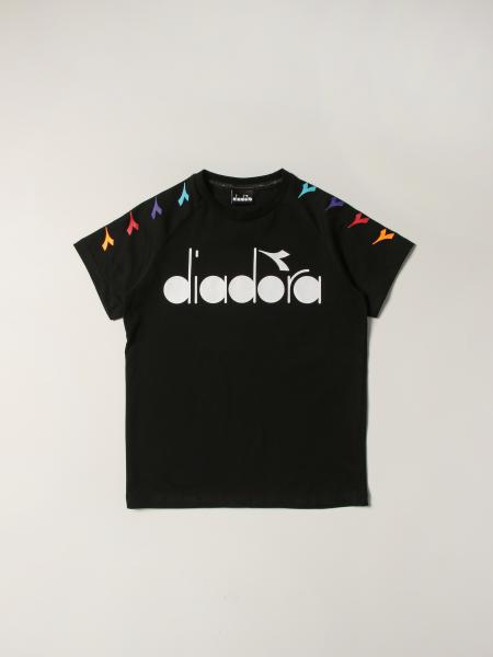 Diadora cotton T-shirt with logo print