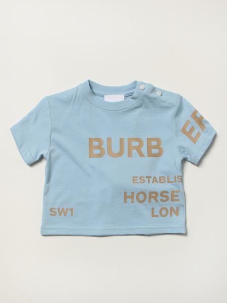 T-shirt en coton Burberry avec imprimé