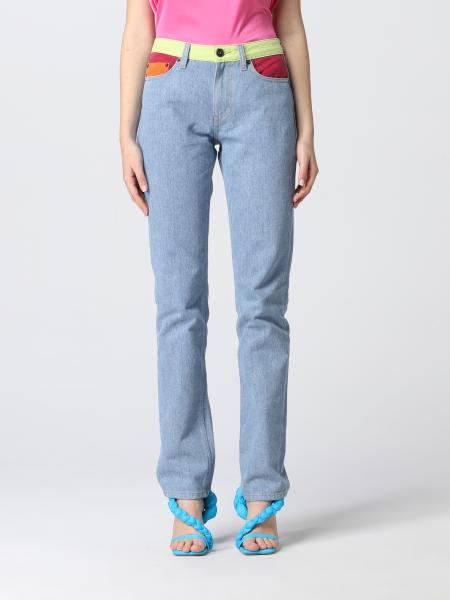 Semi Couture Trousers woman Denim Y9PY03 PANTALONE BUDDY Blu denim Spring/Summer 2019-330348096- Made in Italy 