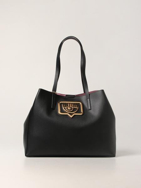 Chiara Ferragni Eye Like Mini Bag In Black