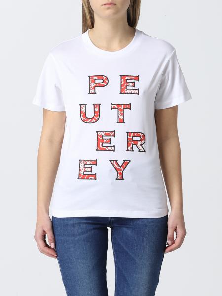 Peuterey donna: T-shirt basic Peuterey con logo