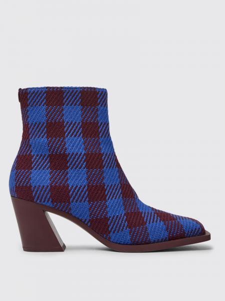 Karole Camper ankle boots in calfskin and recycled cotton