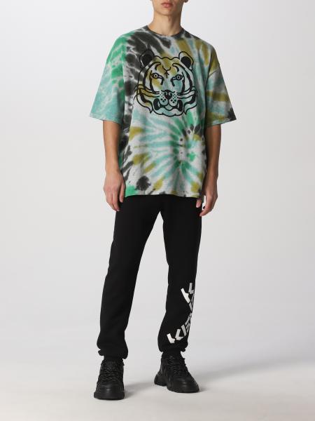 printed T-shirt - Mint | T-Shirt Kenzo FC55PU6903TE GIGLIO.COM