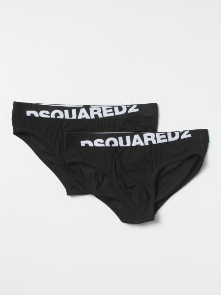 Set of 2 Dsquared2 briefs with logo