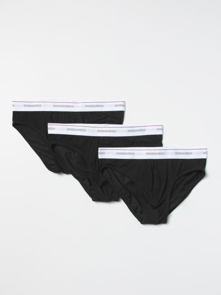 Set of 3 Dsquared2 briefs with logo