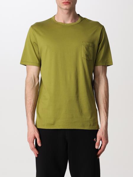 C.P. COMPANY: Basic T-shirt with logo - Green | C.p. Company t-shirt ...
