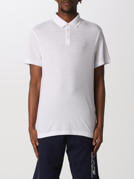 ARMANI EXCHANGE: polo shirt for man - White | Armani Exchange polo 