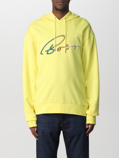 Boss sweatshirt in cotton blend with logo