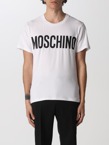 MOSCHINO COUTURE: cotton t-shirt with logo - White | Moschino Couture t ...