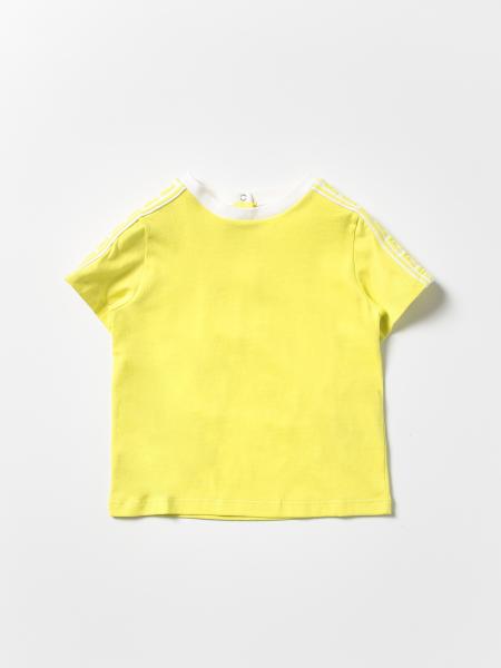 Fendi婴儿装: Fendi 基本款T恤，饰有Logo饰带