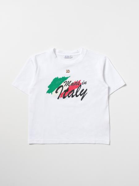 T-shirt Dolce & Gabbana con stampa Made in Italy