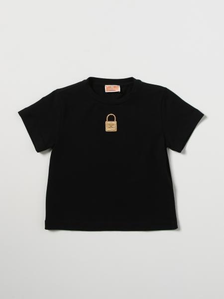 Elisabetta Franchi T-shirt with mini padlock