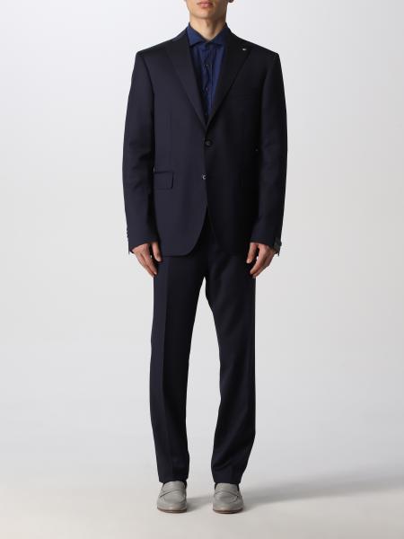 TAGLIATORE: suit for man - Navy | Tagliatore suit 2FNA22B01060001 ...
