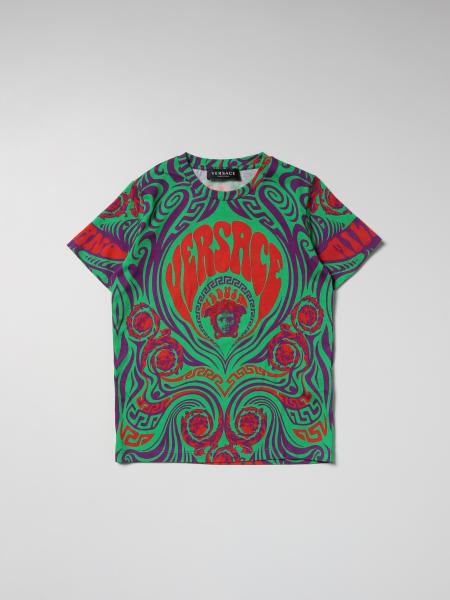 T-shirt Versace Young stampata