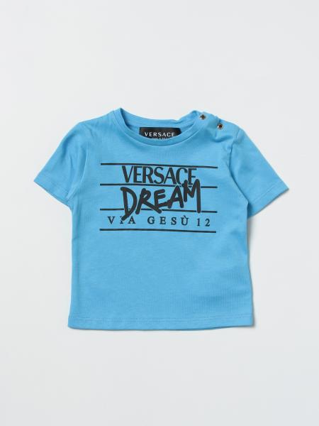 T-shirt Versace Young in cotone con stampa dream