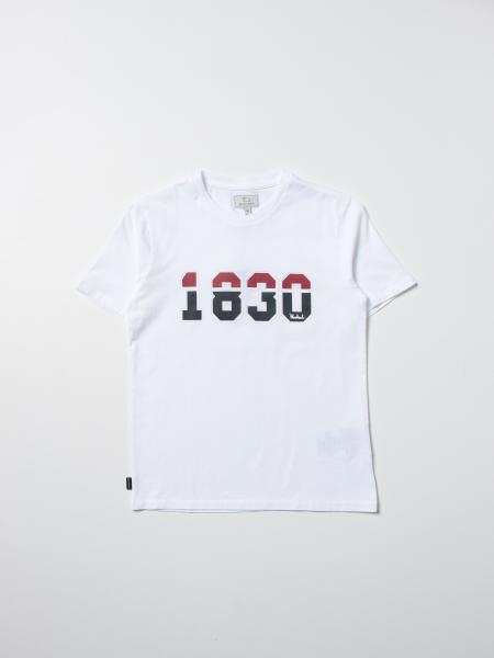 Woolrich T-shirt with 1830 print