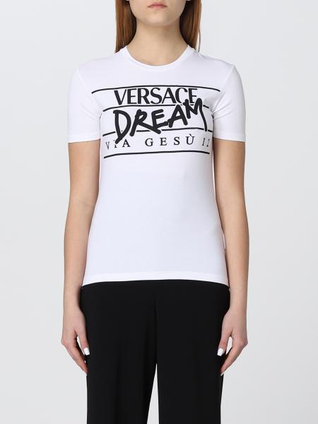 Versace women: Versace T-shirt with print