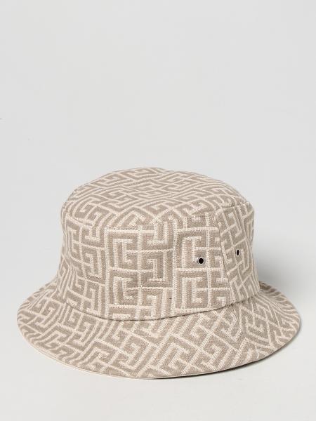 Balmain hat with monogram motif