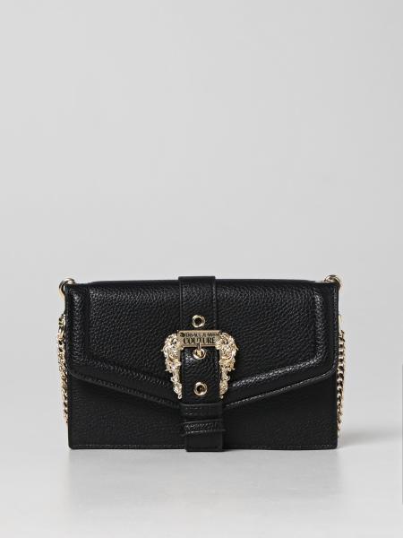 Versace Jeans Couture women's bags: Versace Jeans Couture wallet on chain bag in synthetic leather