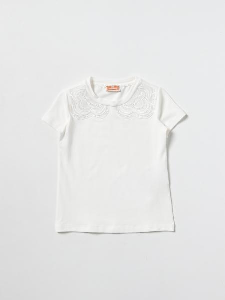 Elisabetta Franchi basic T-shirt with embroidery