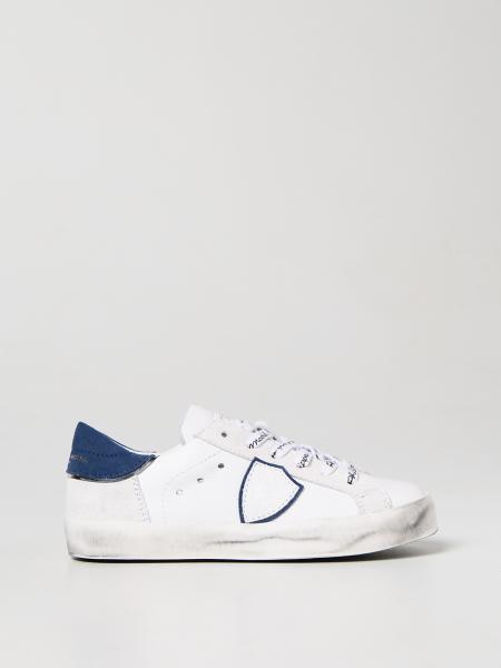 PHILIPPE MODEL JUNIOR: Philippe Model sneakers in leather and suede ...