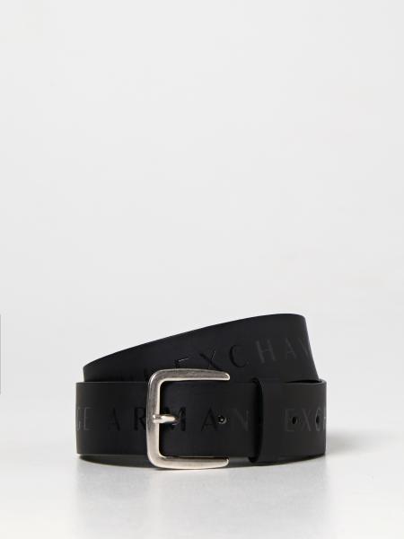 Armani Exchange leather belt