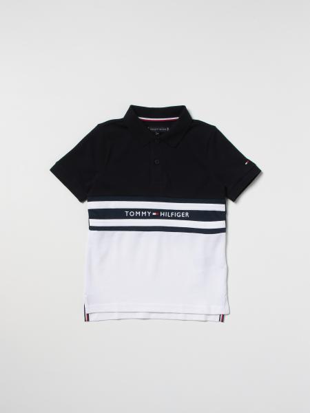 Tommy Hilfiger two-tone polo shirt