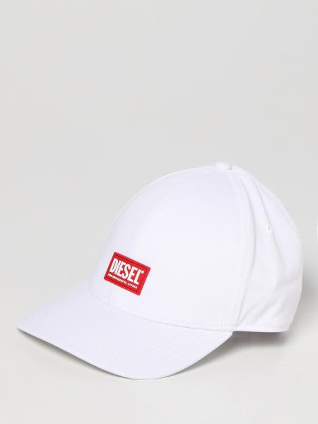 Diesel baseball cap in cotton with logo