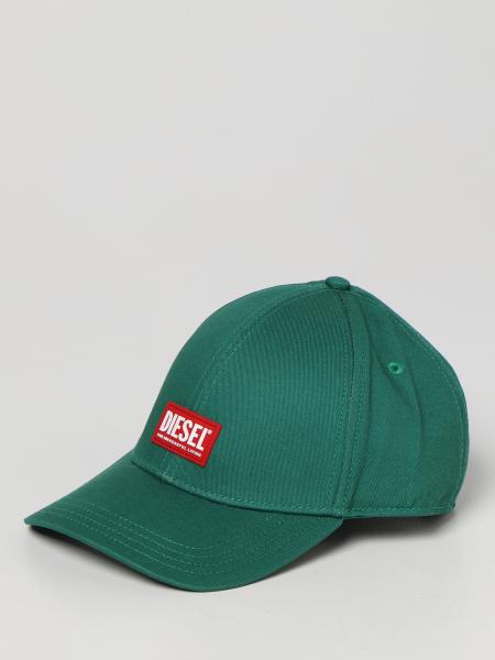 Diesel baseball cap in cotton with logo
