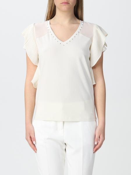 Liu Jo: Liu Jo T-shirt in cotton with micro studs