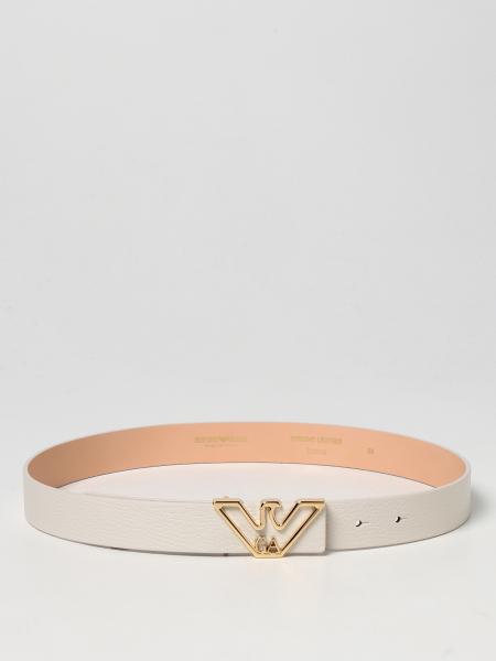 Emporio Armani belt in hammered leather