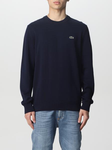 Intens cricket cykel LACOSTE: sweater for man - Navy | Lacoste sweater AH1985 online on  GIGLIO.COM